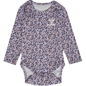 Hummel - Rompertje - Bruin - Jersey - Bloemenprint