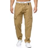 INDICODE JEANS - Cargobroek 'Leonardo' - Sand - Regular Fit