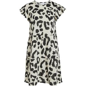 VILA Zomerjurk 'SUN'  ecru / zwart