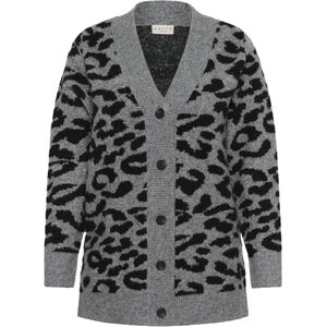 Kaffe Curve - kc Sandia Cardigan - Veelkleurig - V-hals - Dames