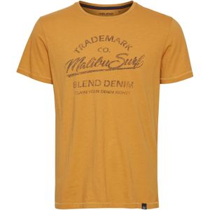 BLEND Shirt  geel / zwart