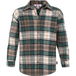 Williot Overhemd  beige / groen / zwart