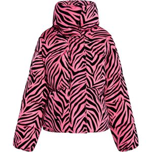faina Winterjas  pink / zwart