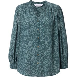 Studio Untold Blouse  donkergroen
