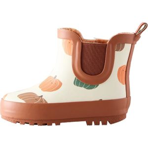 Next - Regenlaarzen - Ivoor Lichtbruin Groen Oranje