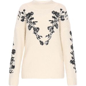 usha FESTIVAL Trui  zwart / offwhite