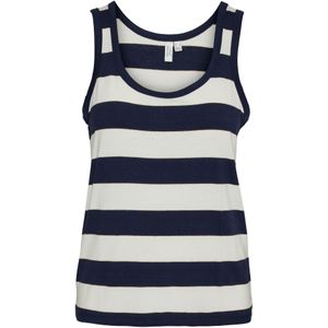 VERO MODA Top 'KAISA'  navy / wit