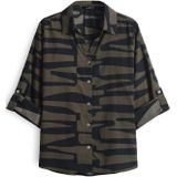 OPUS Blouse Fumani - Jungle - Katoen