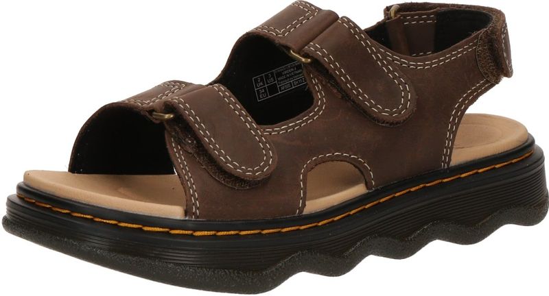 Open - VIRDEN - Casual Schoenen - Effen - Leer - Velcro Sluiting