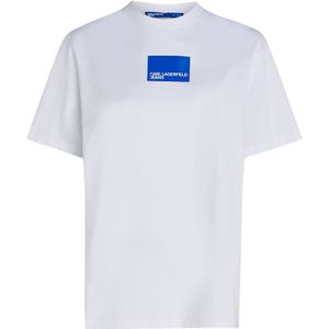 KARL LAGERFELD JEANS Shirt  blauw / wit