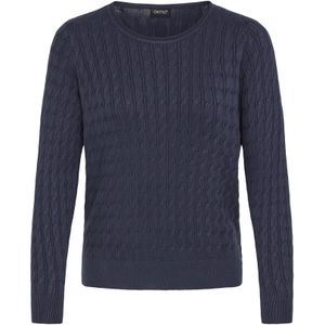 Oxmo Trui 'OXISISSE'  nachtblauw