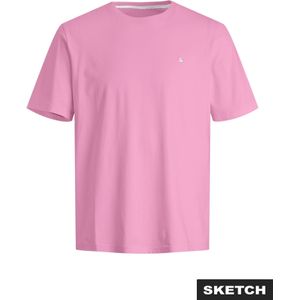 JACK & JONES Shirt  pink / wit