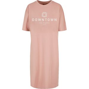 F4NT4STIC Jurk 'Downtown LA'  rosa / wit