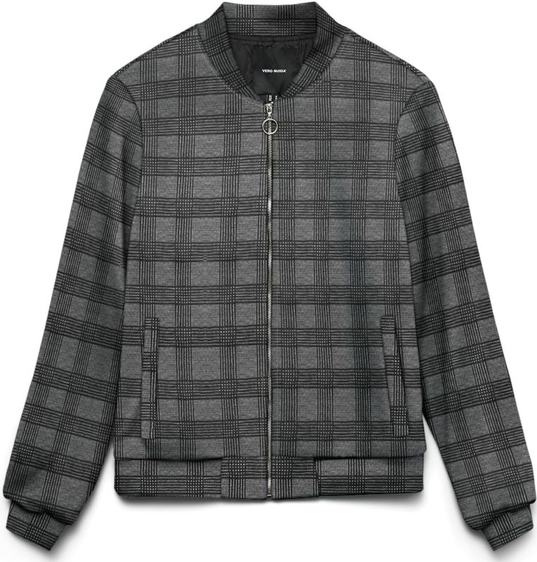 VERO MODA - VMPiper - Tussenjas - Grijs/Zwart - Bomberjack