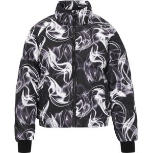 myMo ATHLSR Winterjas 'Athleisure'  zwart / wit