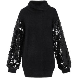 IZIA Gebreide jurk  zwart