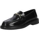 Steve Madden - Huddles - Loafers - Zwart - Hoogwaardig Leer