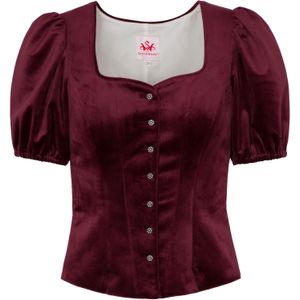 SPIETH & WENSKY Klederdracht blouse 'Griffin'  donkerrood