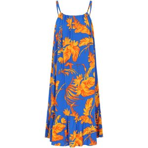 IZIA Zomerjurk 'Spring Summer'  royal blue/koningsblauw / oranje / mandarijn