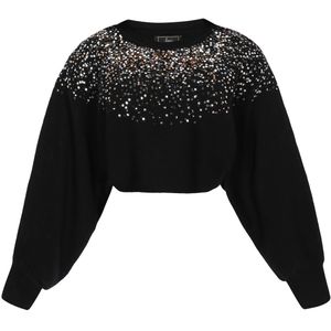 faina Trui  zwart / zilver