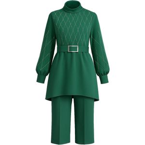 MODAMIHRAM Broekpak  donkergroen