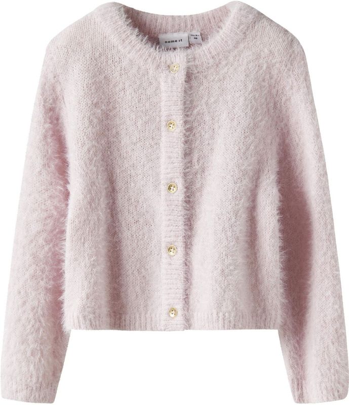 Gebreide Cardigan - Lange Mouwen - Knoopsluiting - O-hals - Regular Fit