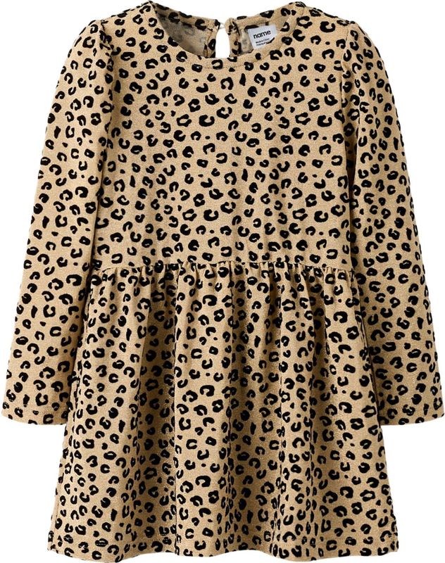 NAME IT Jurk  brokaat / zwart