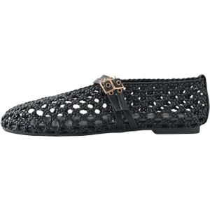 Next Ballerina met riempjes  zwart