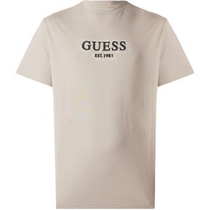 GUESS Shirt  lichtbruin / zwart
