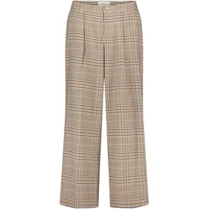 Cartoon Bandplooibroek  lichtbruin / rood / wit