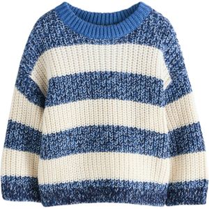 Next Trui  ecru / donkerblauw