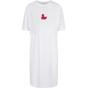 F4NT4STIC Jurk  magenta / lichtroze / zwart / wit