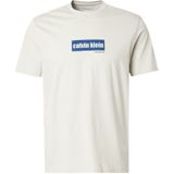 T-shirt met labelprint