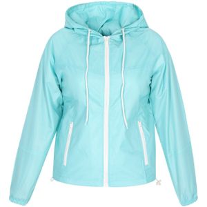 Tweek Tussenjas  turquoise / wit