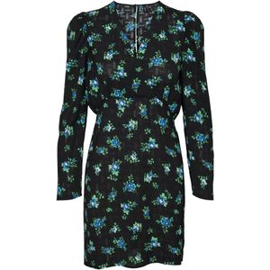 VERO MODA Jurk 'BELLA'  blauw / pastelblauw / groen / zwart