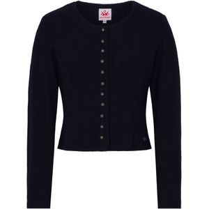 SPIETH & WENSKY - Dietzing - Gebreide Klederdrachtjas - Donkerblauw
