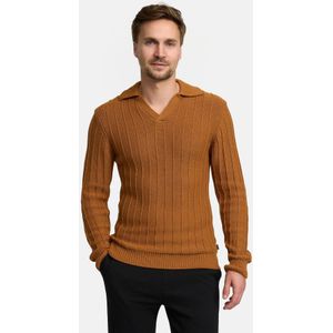 JEFF Trui 'JFTruman'  cognac