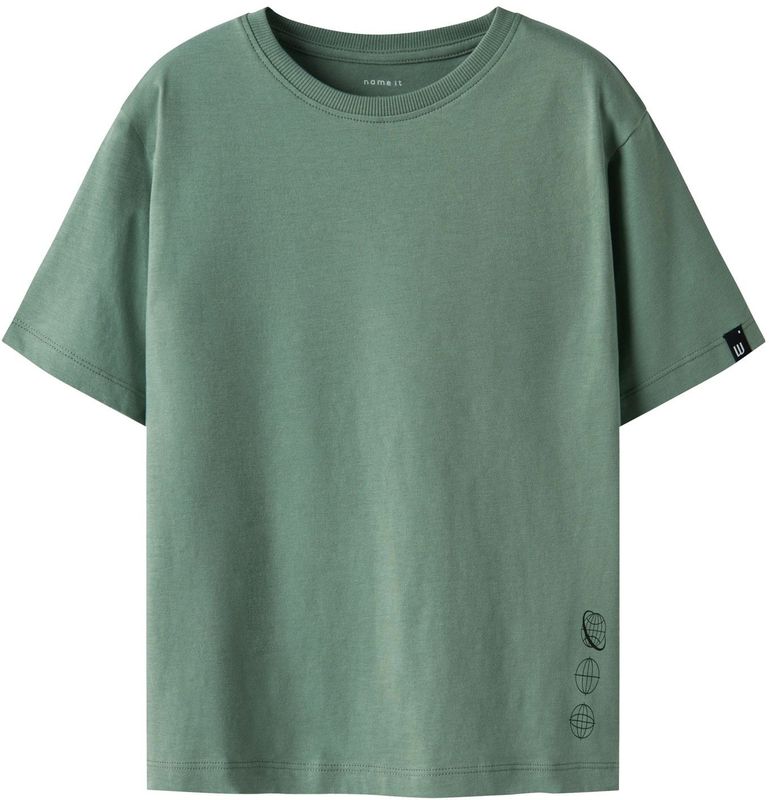 Name It T-Shirt - NkmNelson - Green Bay - Name It - 6 jaar (116) - T-Shirts