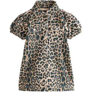 smALLSAINTS Jurk 'Jackie'  bruin / lichtbruin / zwart