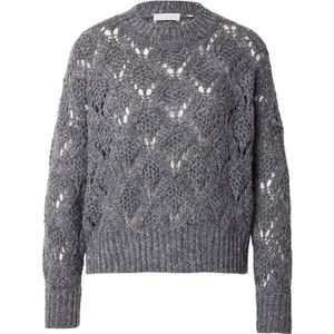 Rich & Royal - Ajour Sequince - Gebreide Trui - Stone Grey