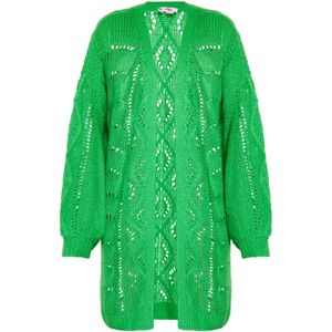 MYMO Gebreid vest  groen