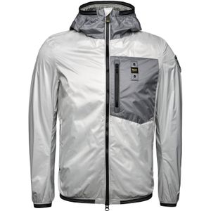 Blauer.USA Tussenjas 'Bray'  donkergrijs / zwart / zilver