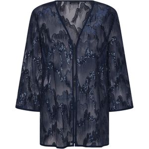 Goldner Tussenjas  nachtblauw