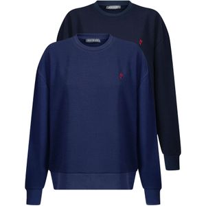 Jacey Quinn Sweatshirt  navy / rood / zwart