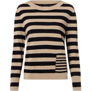 Marc Cain Trui  beige / zwart