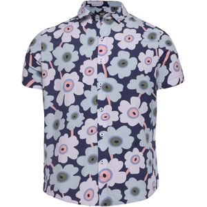 Campus Sutra Overhemd 'River'  blauw / pink