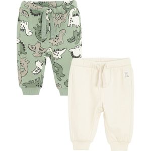 Cool Club Broek  lichtbeige / grijs / lichtgroen / zwart