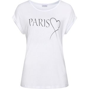 LASCANA Shirt  zwart / wit