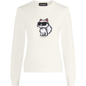 Karl Lagerfeld Sweatshirt  rood / zwart / wit
