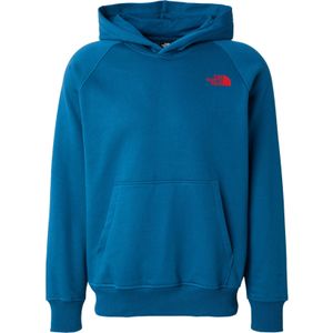 The North Face - Raglan Box NSE Hoodie - Mineral Ink/TNF Red